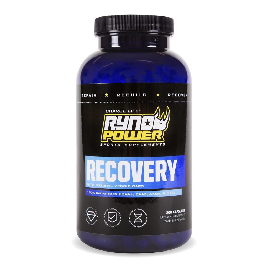 Ryno Power Recovery Post- Workout Doplněk Kapsle (33 Doručování)