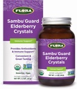Flora - SambuGuard Elderberry Crystals, Poskytuje antioxidanty a imunitní podporu, Posílit imunitu, Detox Body, Boost Energy, 1.7-z. Prášek