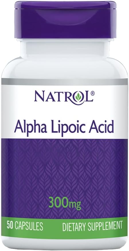 Natrol Alpha Kyselina lipoová 300mg Kapsle, 50 Počet (balení po 3)