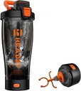 HeaDot Electric Protein Shaker Lahvička, Blender Lahvičky pro proteinové směsi, 24 Oz Etocular Type-C Shaker Cup, Made with Tritan, BPA Free Shakers for Protein Shakes (Orange)