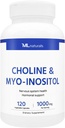 ML Naturals Cholin & Myo- Inositol 120 Zeleninové kapsle, NSF- Certified & cGMP-Compliant