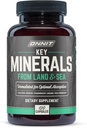 Onnit Key Minerály: vápník, hořčík, molybden, a Jod dodatek (120ct)