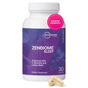 Mikrobiomy Labs Zenbiome Sleep - L Theanine dodatek s Lemon Balm Extract & Probiotika s Bifidobacterium Longum - Nápověda Soothe Gut- Brain Axis v době spánku (30 Kapsle)