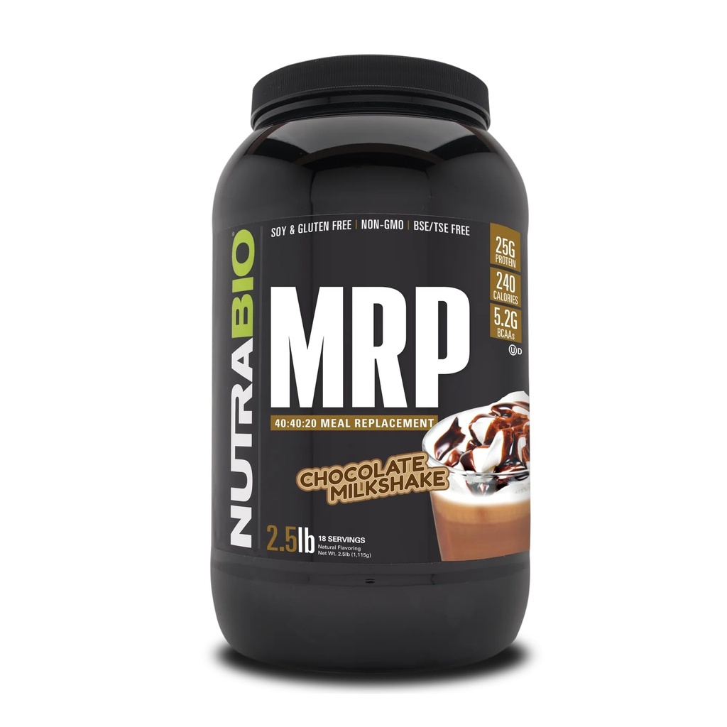 NutraBio MRP - Kompletní dietní proteinový prášek, 2,5lbs - Čokoláda