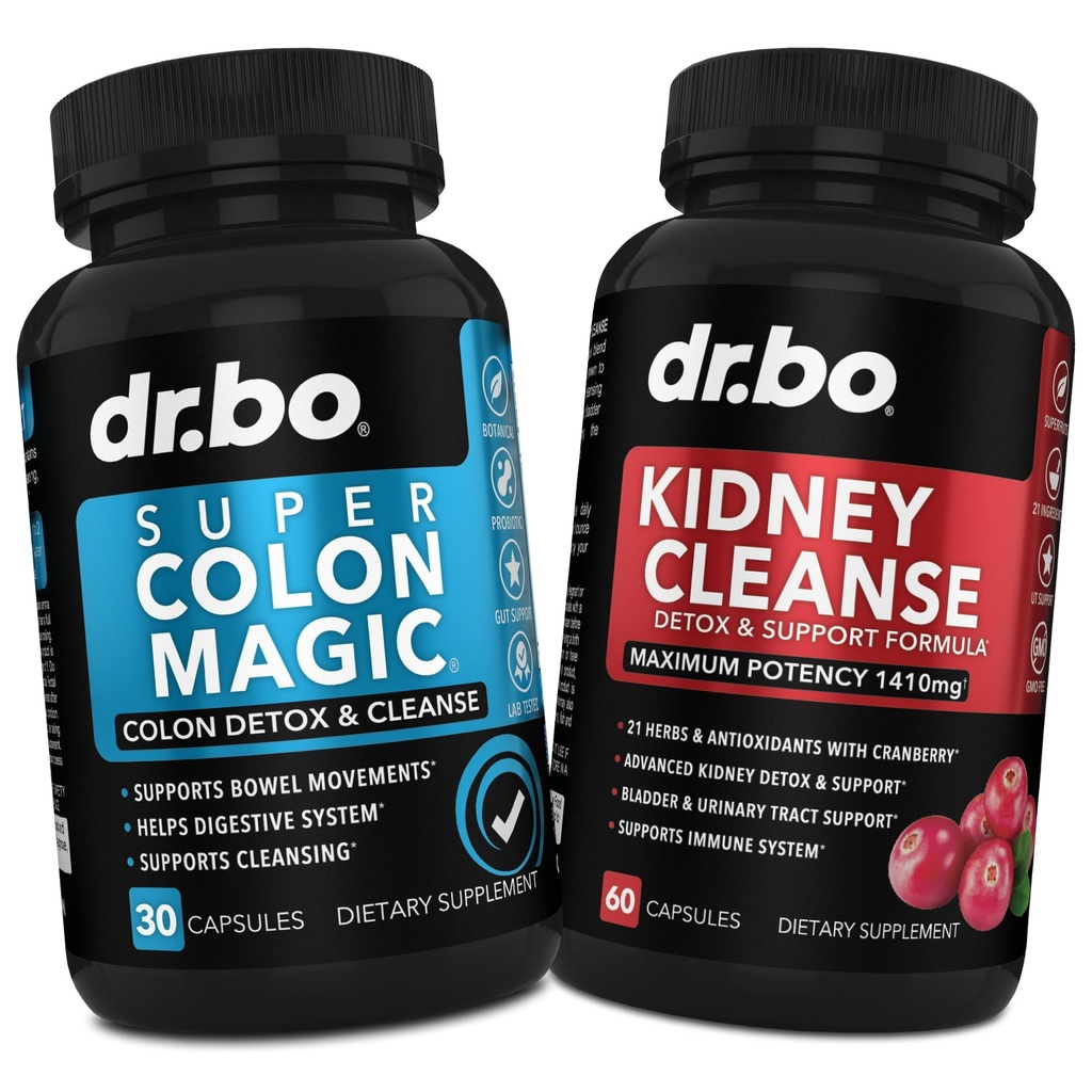 Colon Cleanser Detox & Ledviny Cleanse - 15 dní Colon Cleanse Pills Probiotic & Ledviny Detox Supplemente Cranberry - Bowel Hnutí doplňky pro střevní Žaludek Bloating Gut & Ledviny