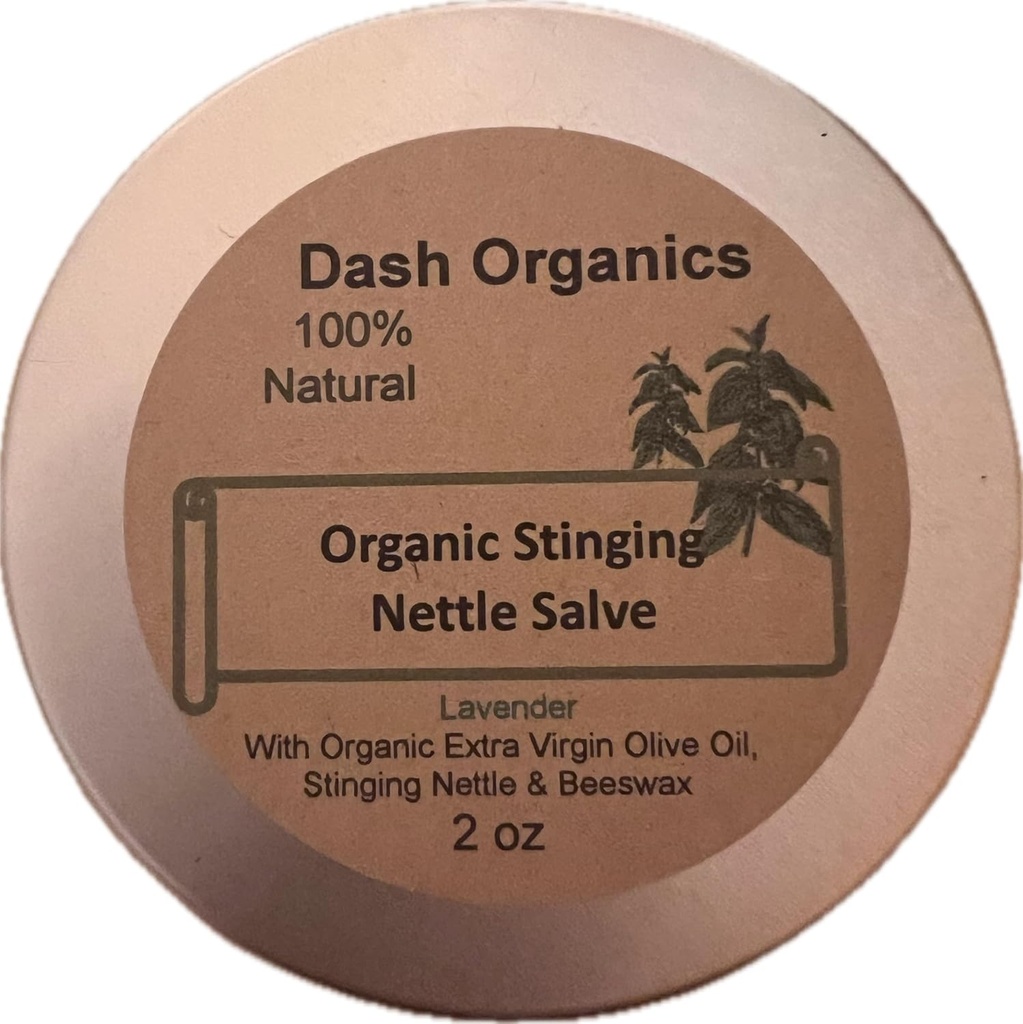 Organic Healing Stinging Nettle Salve with Lavender Essential Oil CLAS124; Nettle Ointment CLAS124; One Nettle Balm 2oz