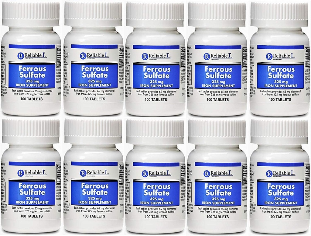 Sulfát železitý Železo 325 mg Genericky pro Feosol 100 tablet BALENÍ 10