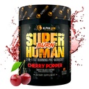 ALPHA LION Superhuman Burn - 2 v 1 Metabolismus Booster Pre Workout a termogenní spalovač tuků pro muže - Suppressant appetite a hubnutí dodatek (21 Serings, Sweet Black Cherry Flavor)