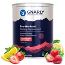 Gnarly Nutrition Natural Pre-Workout Powder, Strawberry Lemonade – NSF Contents Certified, Endurance & Recovery – Vegan Pre-Workout, Sports Nutrition – Strawberry Lemonade Caffeine Free, 14.82 oz
