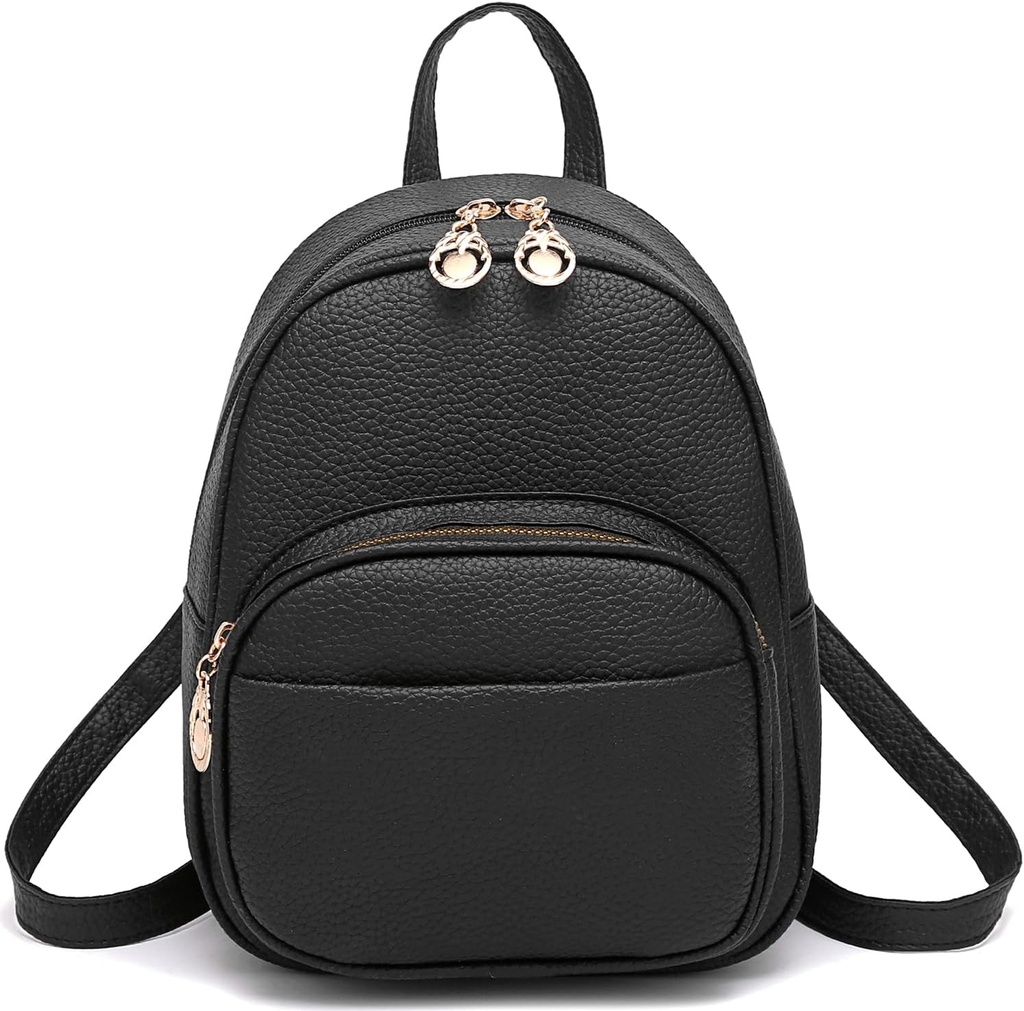 Batoh Barsine Mini Batoh pro ženské dívky kůže Batohy Casual malé Daypack ramenní pytel s kapsami