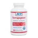 AST Enzymy Serrapeptáza 80.000 SPU - 300 Vegetariánských kapslí - Premium přírodní systémové enzymy - Acid- Residantní Serrapeptáza