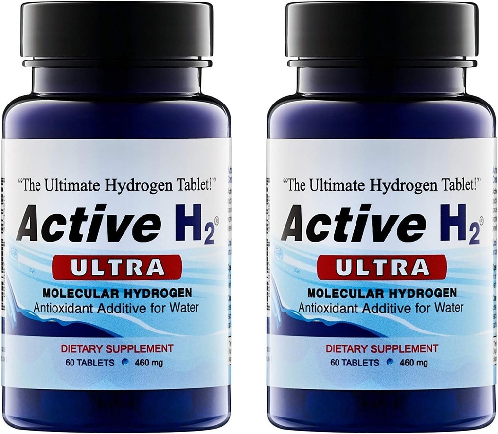 Aktivní H2 Ultra + vodík Voda Tablet - Optimalizace zdraví, podpora imunity, a rovnováha antioxidanty s výhodami molekulárního vodíku 120 Služeb