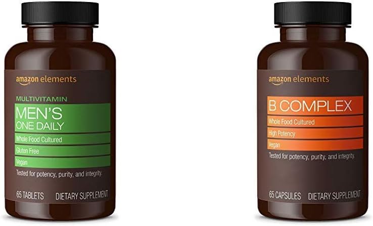 Elements Men 's One Daily Multivitamin (65 tablet) a Elements B Complex (65 tobolek)