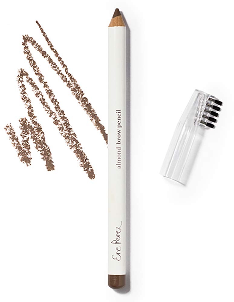 Ere Perez - Natural Almond Eyebrow Pencil CLAS124; Podporuje růst, Long- Lasting, Full Coverage CLAS124; Coconut Oil + Vitamin E CLAS124; Vegan, Cruelty-Free, Clean Beauty (Perfect, 0.04 oz CLAS124; 1.1 g)