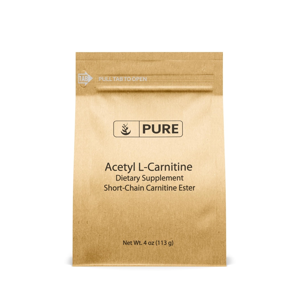 Čisté původní ingredience Acetyl L- karnitin (4oz) ALCAR, Amino Acid Powder Dodatek