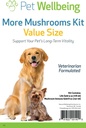 Pet Wellbeing Více Houby Kit pro psy - Podpora imunitního systému a antioxidant ochrana - Vet- Vyrobeno s krůtí ocas, Reishi, Maitake, Astragalus