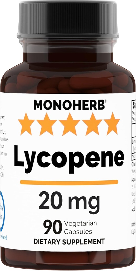 MONOHERB Lycopen 20 mg v jedné tobolce - 90 Veg Kapsle