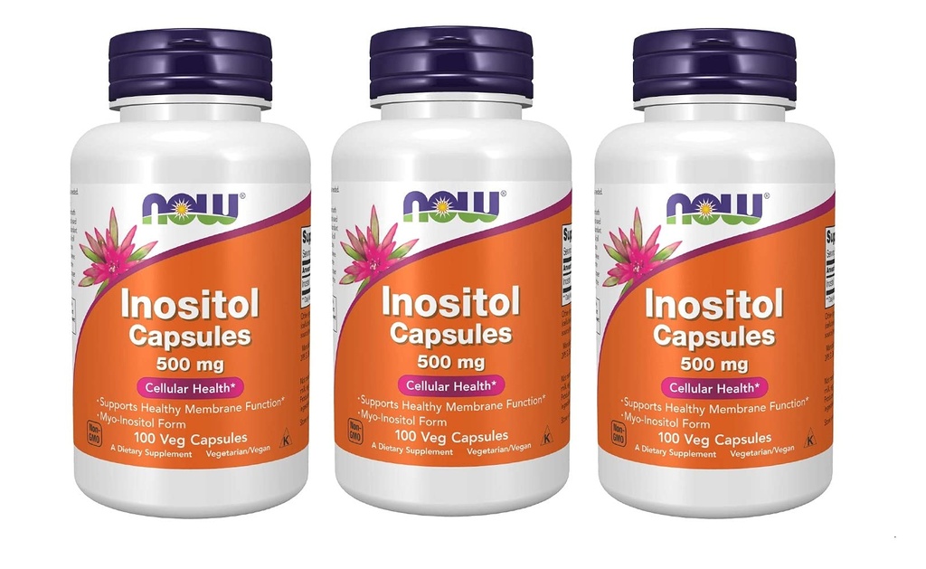 Foods Foods Inositol 500 mg, 100 tobolek (balení po 3)