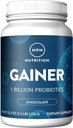 MRM Nutrition Gainer Protein with Probiotics + Postbiotics CLAS124; Chocolate Flavored CLAS124; 25g Protein CLAS124; Syrovátkový koncentrát + izolát + micelární kasein CLAS124; Pomalý + rychlý trávení CLAS124; s trávicími enzymy