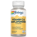 SOLARAY Vitamin C 500mg s Citrus Bioflavonoidy, 1: 1 Poměr - Antioxidant a imunitní podpůrný dodatek - Vitamin C s Rose HIPS a Acerola, Vegan, 60denní záruka, 50 Služeb, 100 VegCaps