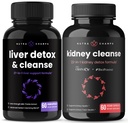 NutraChamps Jaterní čisticí kapsle a Ledvinové čisticí kapsle 2 Pack Bundle