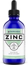 FWS Tekutý zinek Dodatek pro muže Ženy Děti, Organic Non- GMO Vegan, Ionický zinek Sulfatové kapky, Imunitní systém Zvýšení Zdravá Kožní podpora Celkem Wellness, 60 Den Dodávka, 4 oz