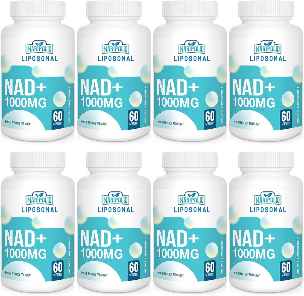 Lipozomální NAD + dodatek 1000 mg PHARMAN 124; nejvyšší NAD Pontechy PHARMAN 124; Max Absorpční GARMAN 124; čistý NAD doplněk PHARMAN 124; Opravy energie a DNA, aging Defense, Brain Function PHARMAL 124; 480 Softgels