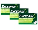 Excedrin Extra síla - 24 kapslí, balení po 3 ks