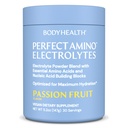 BodyHealth PerfectAmino Electrolytes Powder No Sugar, Hydration Fasting Keto Nulový cukr Electrolytes Drink Mix s stopovými minerály - Passion Fruit - 30 Serving