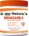 Péče K je pro Renal K (draselný glukonát) doplněk draselný prášek pro psy a kočky, (4 oz) s kuřecím jater Flavor - 215 úroveň Scoop (Made is U.S.A)