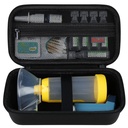 Elonbo Carriing Case pro Asthma Inhaler, Inhaler Spacer pro děti a dospělé, Masky, Inhaler Holder Asthma Travel Organize Bag, Pocket Fits Alergie Meds, Ventolin Inhaler, Black (pouze případ)
