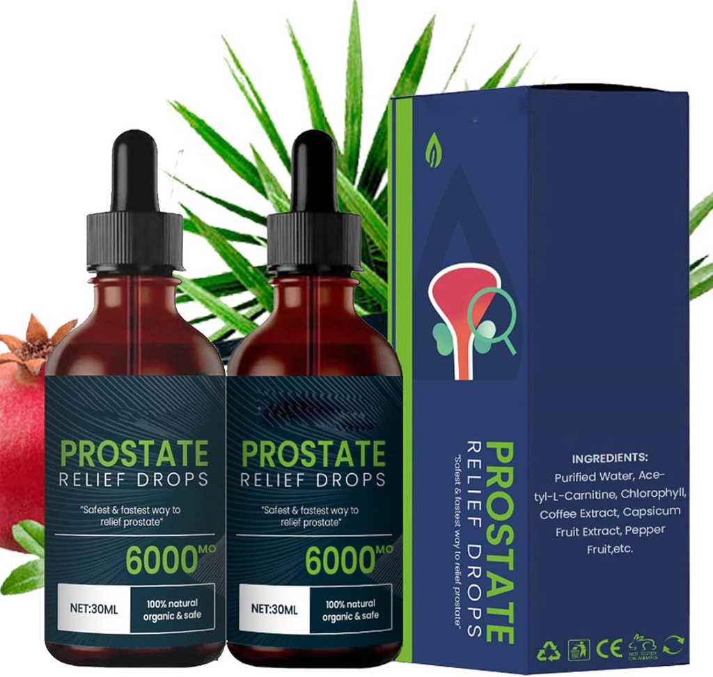 Prostata Léčba Kapky - Prostata Relief Kaps, Prostate Přírodní Bylinné Kapky (2ks)
