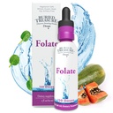 Pohřbené poklady Folátové kapky - Methylovaný B-9 (vápník L-5 Methyltetrahydrofolát), podporuje výrobu energie, srdce zdraví, a těhotenství, 5-MTHF dodatek Vegan Safe, 120 Služeb
