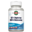 KAL 100% Vegetariánská MSM & Glucosamine - Zdravá společná podpora - Vegan Glucosamine a MSM dodatek - Vyrobeno bez měkkýšů - Laboratoř ověřena - 60denní záruka - 60 Služeb, 60 tablet