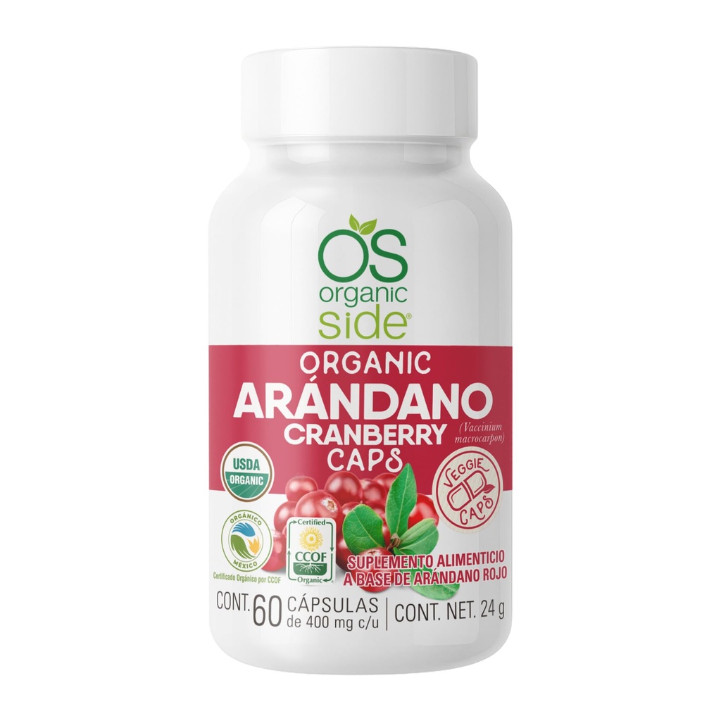 Organic Cranberry 60 Kapsle - Prevence UTI - Certified USDA - Non GMO - Vegan