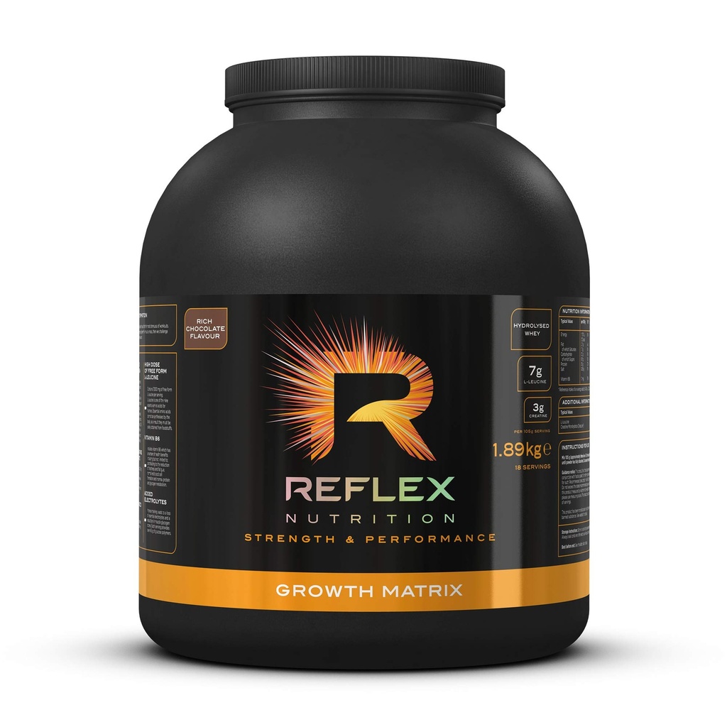 Reflex Nutrition Growtion Matrix Powder Bohatá čokoláda 1.89 kg