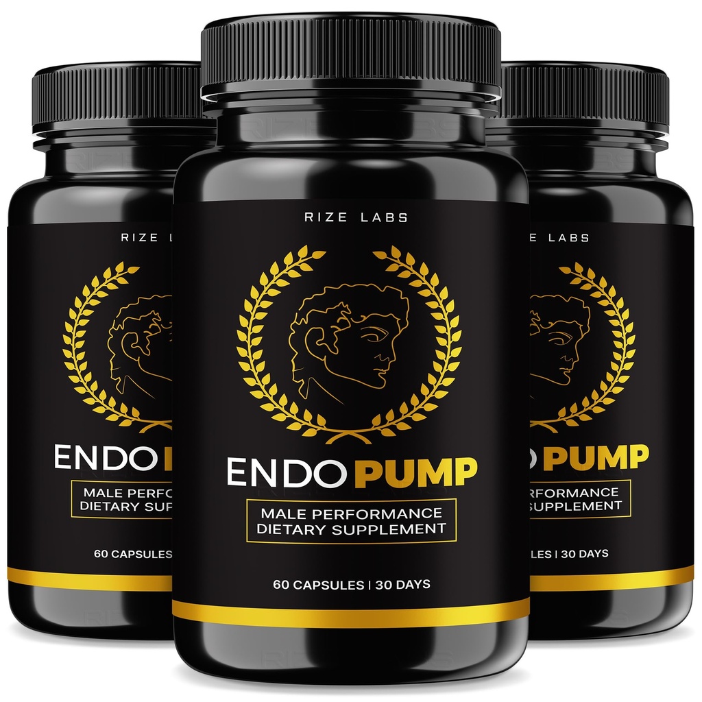 rize laboratoře - EndoPump Kapsle Support Supplement, Advanced Formule pro mužský výkon, poskytuje energetické čerpadlo & Extra sílu (180 Kapsle)