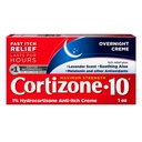 Kortizone- 10 Maximální síla přes noc Itch Relief Cream, 1% Hydrokortizon, Fast- acting, Levender Scénované anti- Itch Cream pro chyby Bites, Rash, Eczema, Psoriasis, Poison Ivy, Oak, Sumac, 1 oz