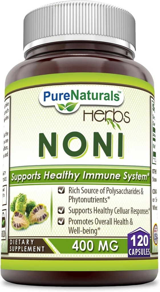 Čisté Naturals Noni - 400mg Kapsle - 120 Kapsle