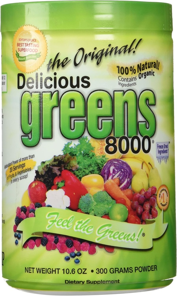3 balení - Delicious Green 8000 (10.6 oz) 3 balení