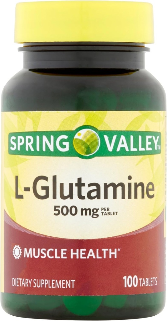 Spring Valley - L- glutamin 500 mg, 100 tablet