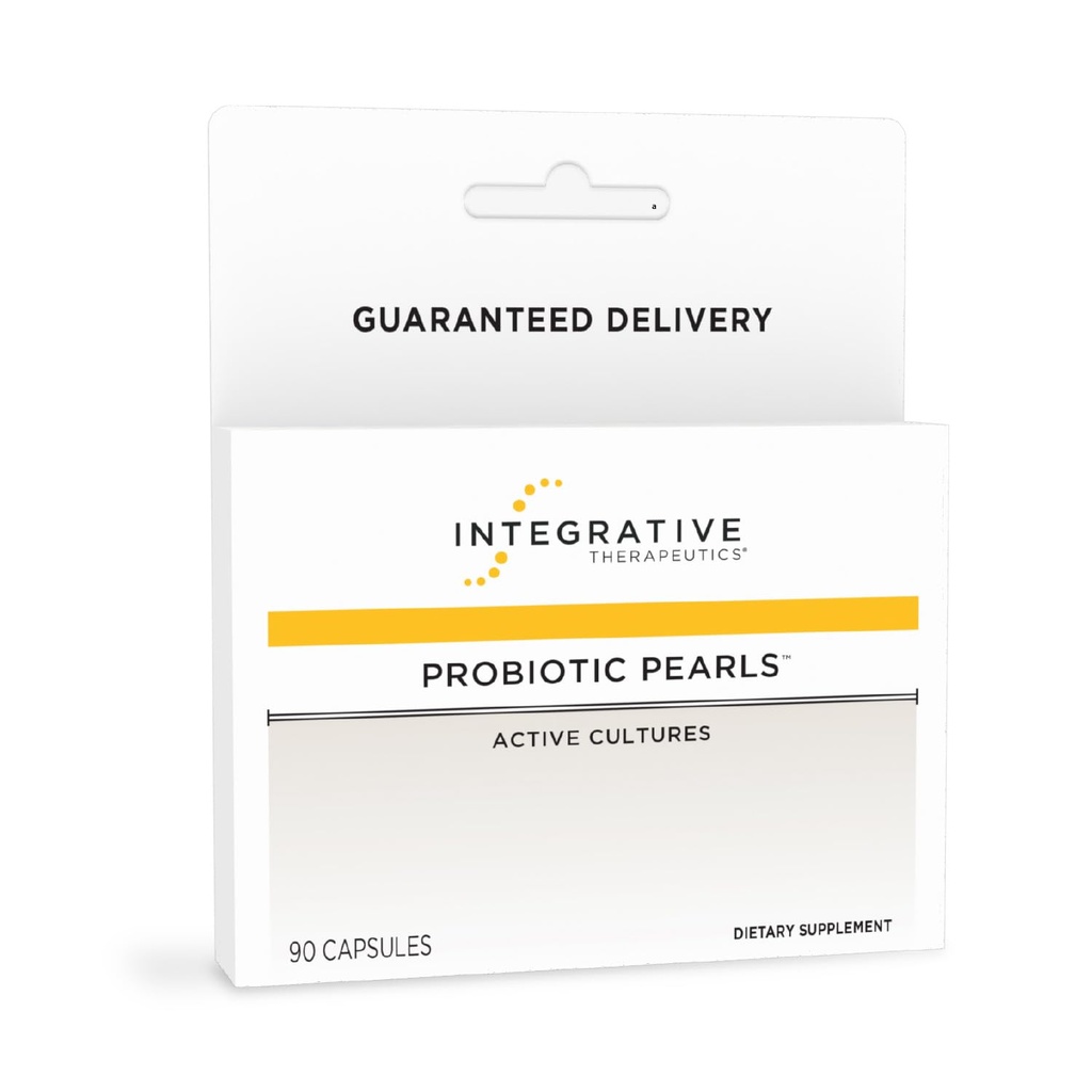 Integrační terapeutika Probiotické perly - Denní trávicí dodatek pro Gut Health Support * - Probiotické kapsle pro Imunitní Zdravotní Podpora * - Soy- Free - 90 Počet (90 Služeb)