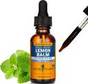 Herb Pharm Certified Organic Lemon Balm Liquid Extract for Calming Nervous System Support, Alcohol- Free Glycerite, 1 Oz