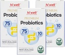(Balení po 3) Hi Well Premium Probiotika 60Vegetariánské kapsle