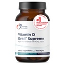 Designy pro zdraví D- Evail Supreme - 5000 IU vitaminu D3 doplněk s VIT K (K1, K2 jako MK-4) + GG - Kost, kardiovaskulární + imunitní podpora - Lepší biologická dostupnost (60 Softgels)