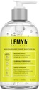 Zdravotnický ruční Sanitizér Gel - 97% organický GL124; 70% USP Ethylalkohol GL124; Moisturizace Aloe + Hyaluronic Acid GL124; čerstvě vyrobeno v USA GL124; 12oz Láhev s čerpadlem
