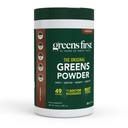 Zelenina První původní Zelenina Powder - 49 Superfoods - Organic Fruits & Veggies - Prebiotika, Probiotika a stravitelné Enzymy - Antioxidant Smoothie - Dairy Free, Vegan, Non- GMO (Chocolate, 30 Servings)
