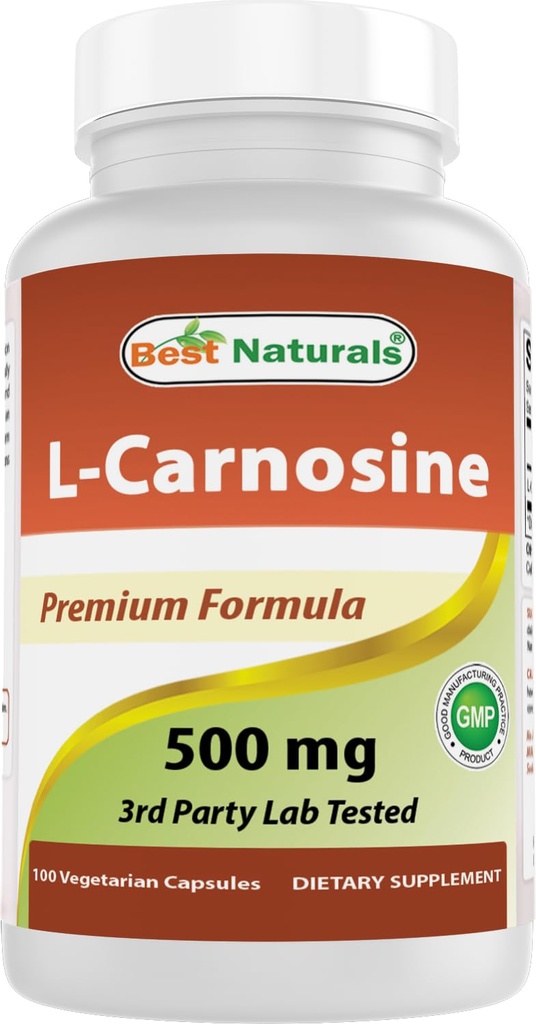 Nejlepší Naturals L- Carnosinus 500 mg 100 Vicaps (100 Počet (balení po 1))