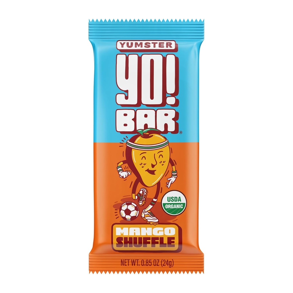 Hej! Bar od Bearded Brothers Vegan Organic Kids Bar, Mango (25 barů) - Gluten Free, Paleo a celých 30 cd 124; Soy Free, Non-GMO, Low Glycemic, No Sugar Added, Fiber + Whole Foods