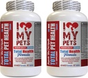 I LOVE MY PETS LLC Dog Imunity - Dog Total PET Health - Premium Formule - Nejlepší komplex - Dog Vitamin a - 2 láhve (120 jídel)